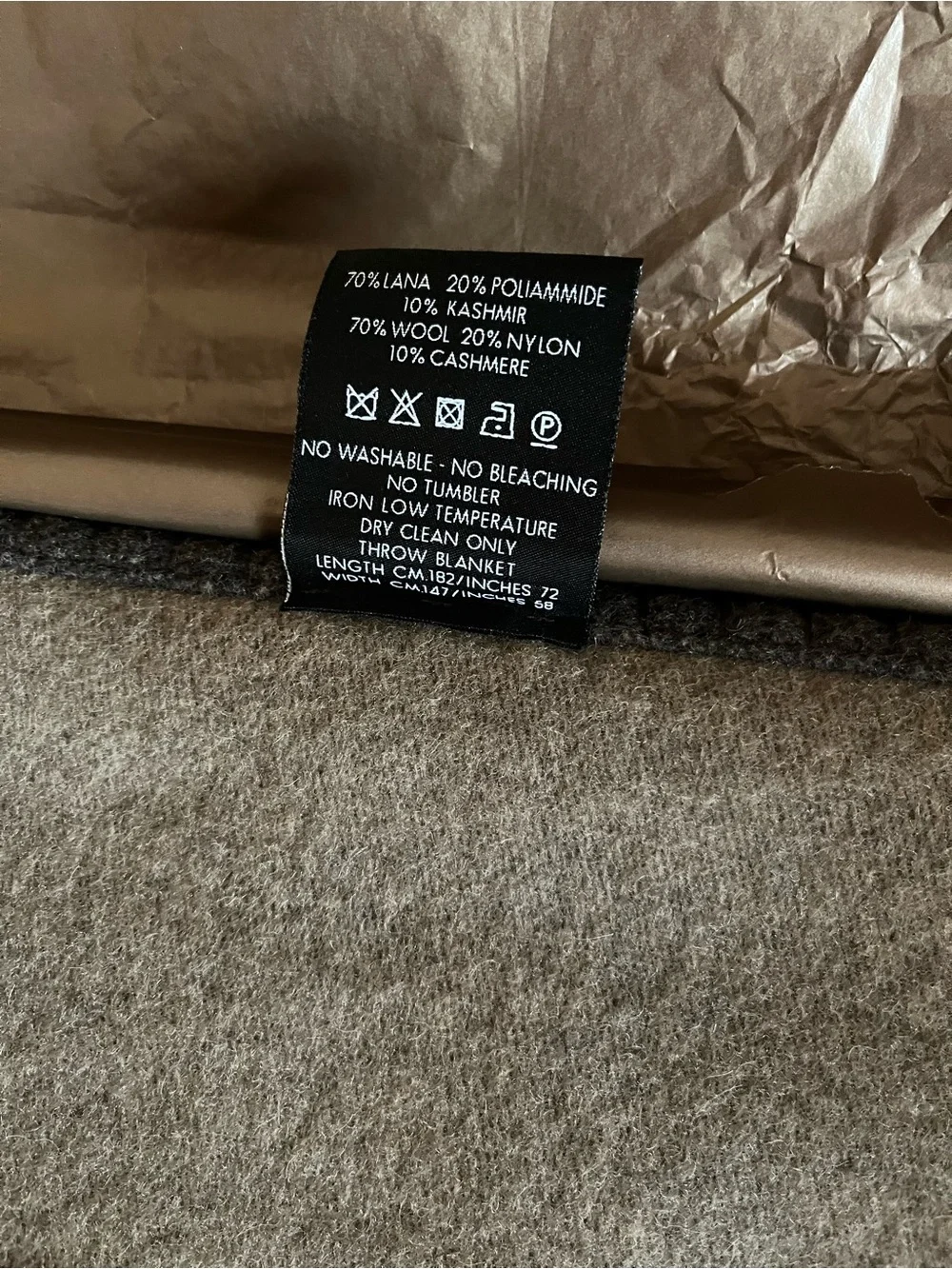 Gucci Wool Blanket new